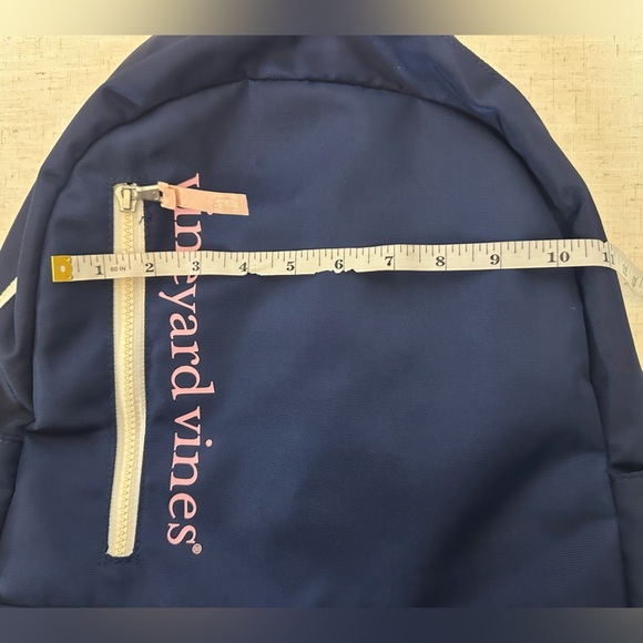 Vineyard Vines Dark Blue Backpack with Pink Accents - Picture 14 of 16